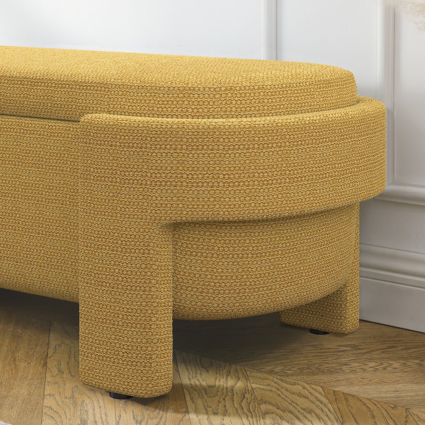 EverCart™ Linen Upholstered Storage Bench