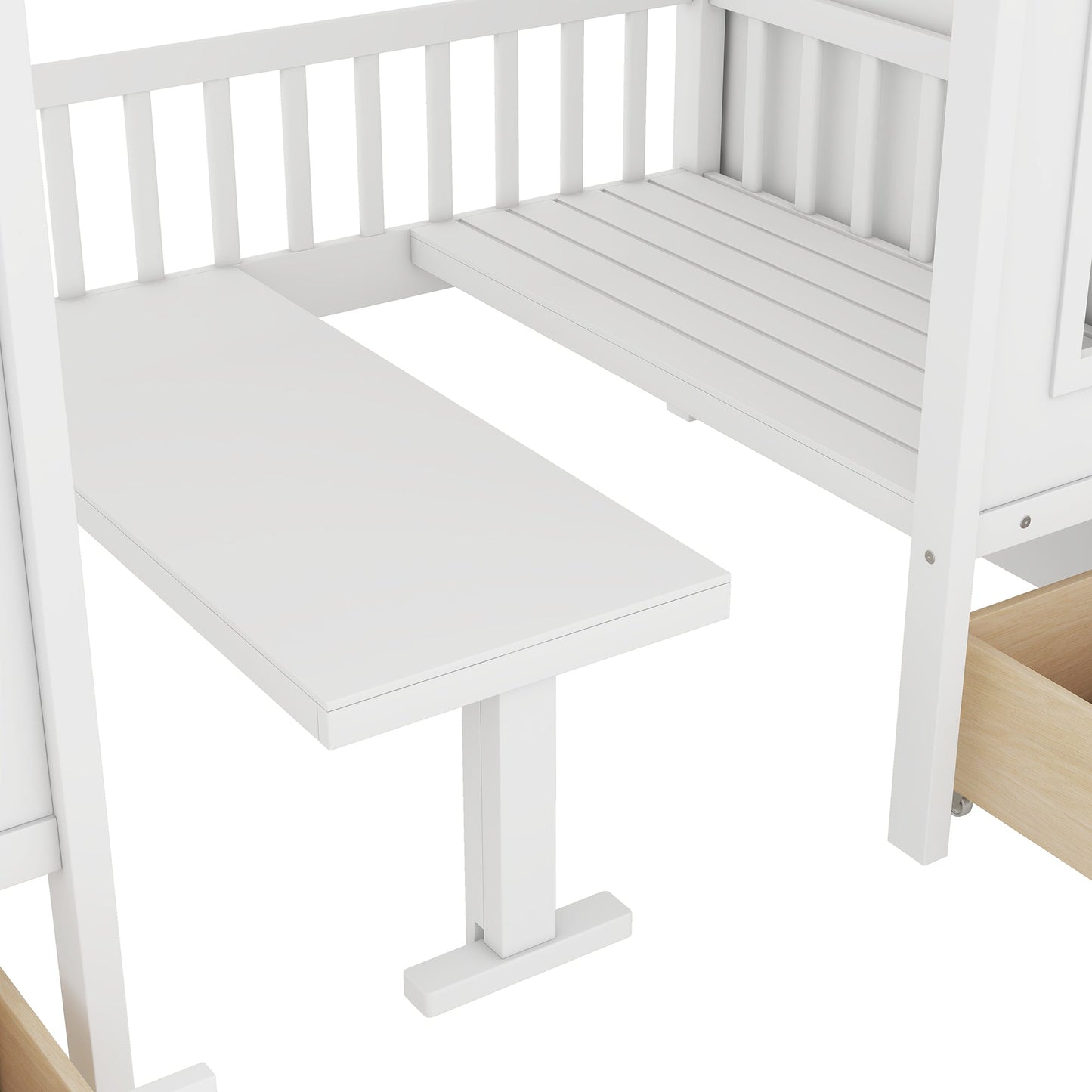 EverCart™ PlayHaus Twin-Over-Twin Bunk Bed