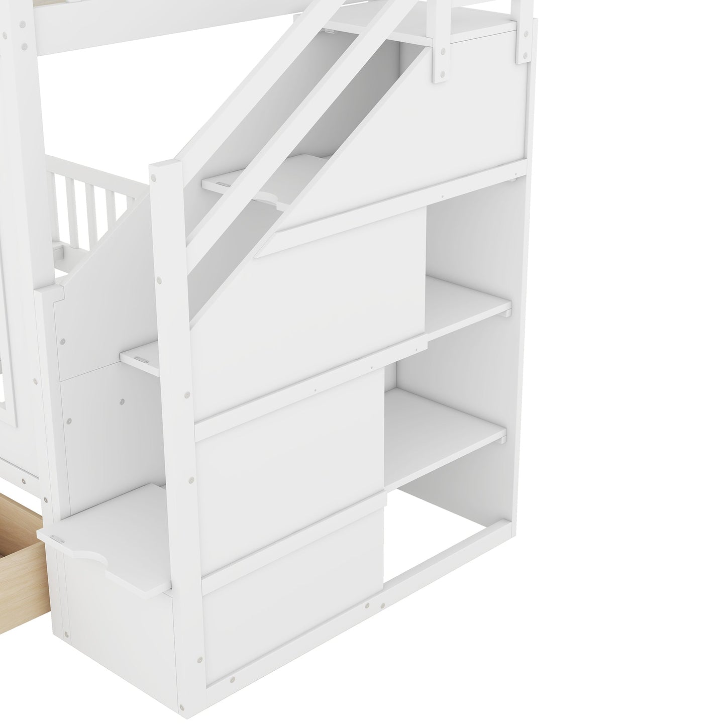 EverCart™ PlayHaus Twin-Over-Twin Bunk Bed
