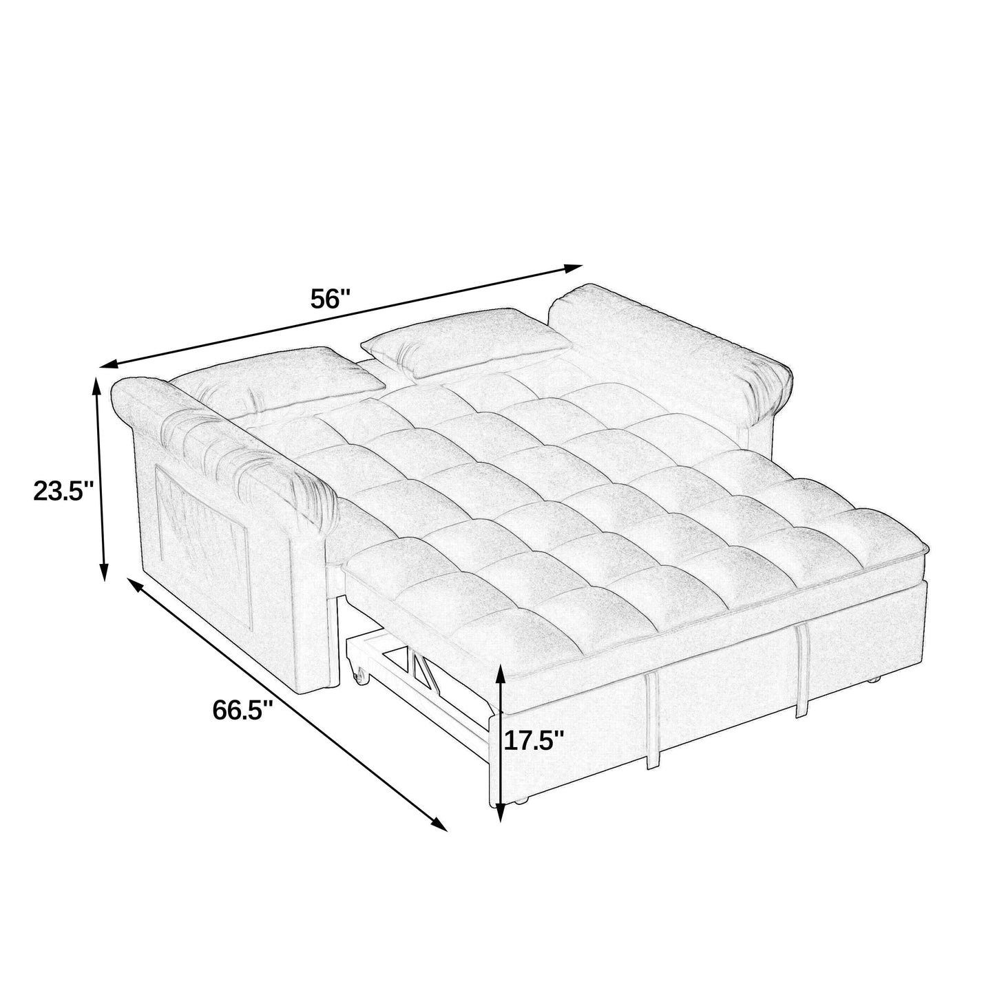EverCart™ CozyFlex Loveseat