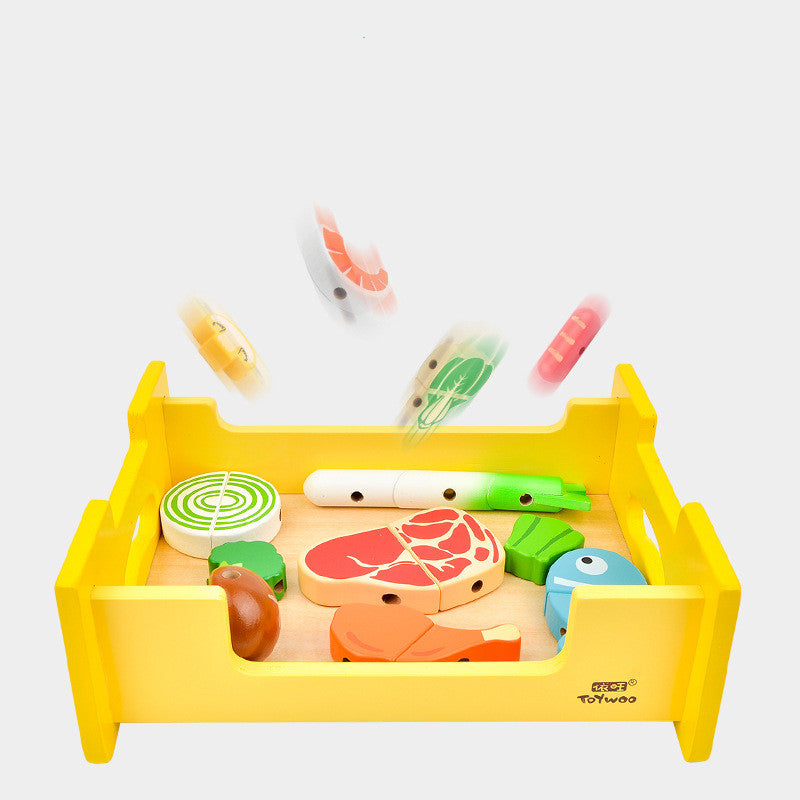 EverCart™ MiniChef Wooden Play Kitchen & BBQ Set