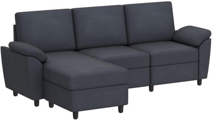 EverCart™ LinenLuxe Sectional Sofa