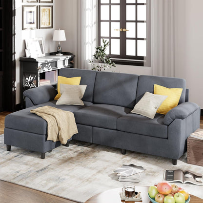 EverCart™ LinenLuxe Sectional Sofa