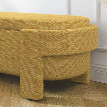 EverCart™ Linen Upholstered Storage Bench