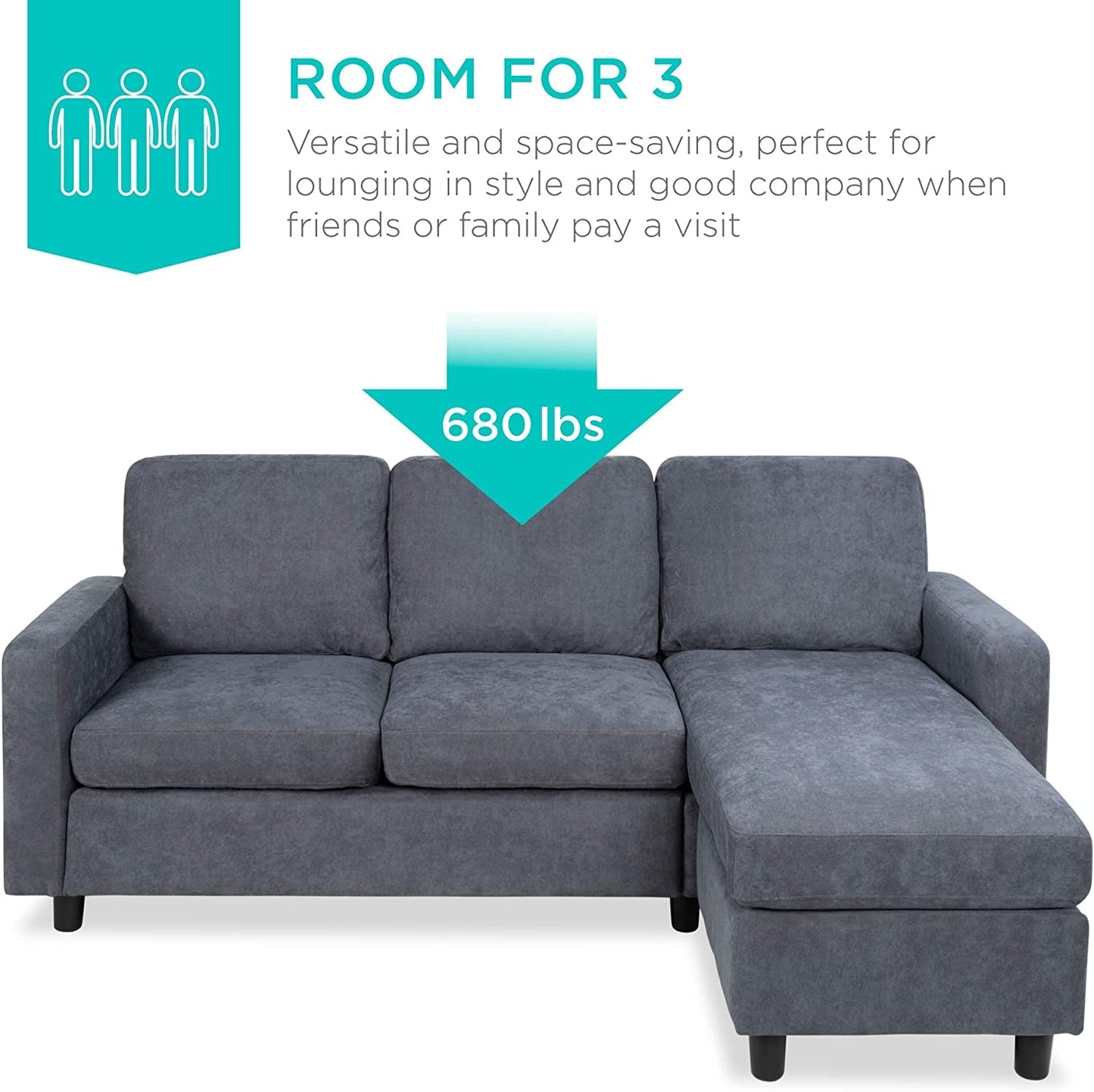 EverCart™ FlexLounge Sectional Sofa