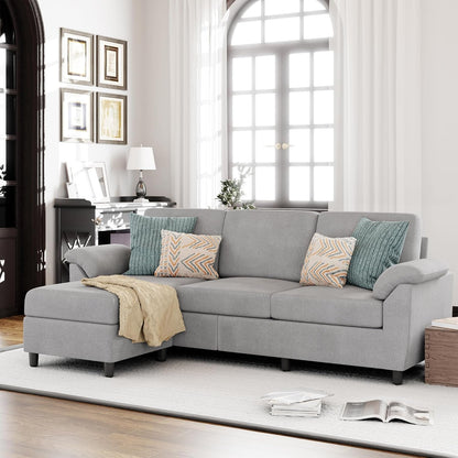 EverCart™ LinenLuxe Sectional Sofa