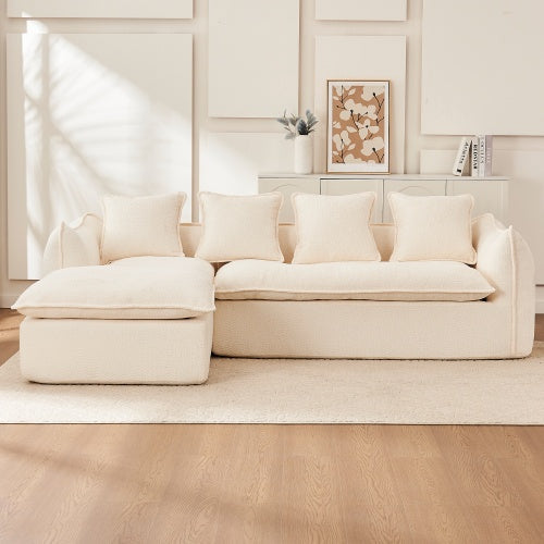 EverCart™ LuxeLounge 3-Seater Sofa with Chaise