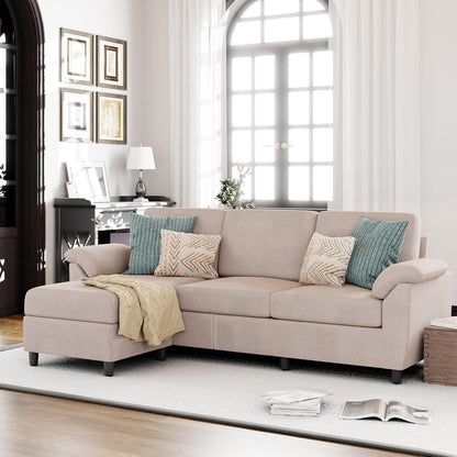 EverCart™ LinenLuxe Sectional Sofa