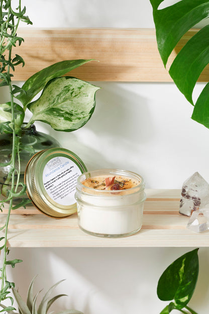EverCart™ Prosperity Candle – Hand-Poured Soy with Citrine Crystal
