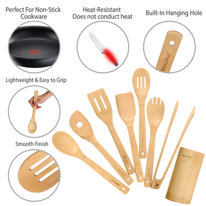 EverCart™ EcoChef Bamboo Kitchen Utensils