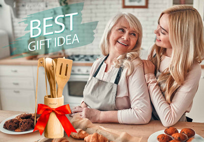 EverCart™ EcoChef Bamboo Kitchen Utensils