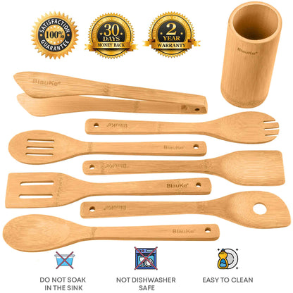 EverCart™ EcoChef Bamboo Kitchen Utensils