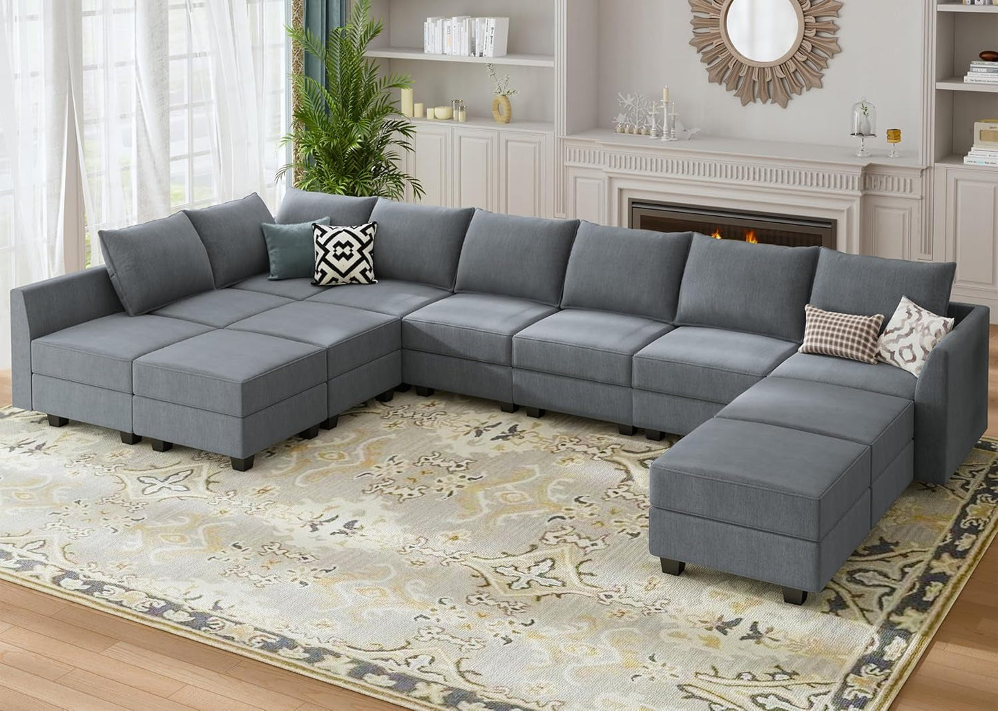 EverCart™ ModuLuxe Convertible Sectional Sofa