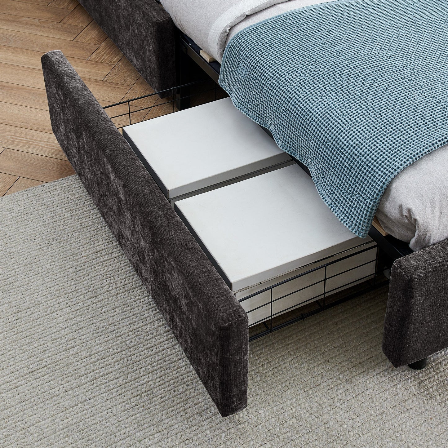 EverCart™ DreamHaven (Dark Grey Velvet)