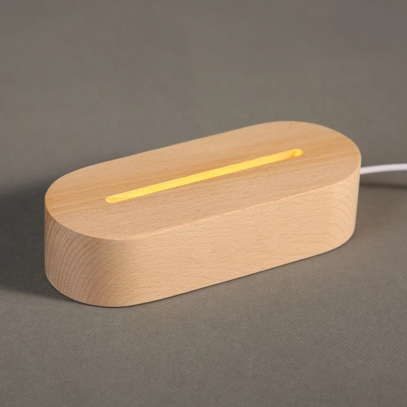 EverCart™ Wooden Table Lamp with Acrylic Message Board