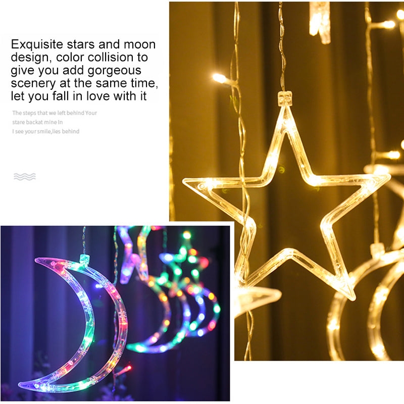 EverCart™ Moon & Star Festival String Lights