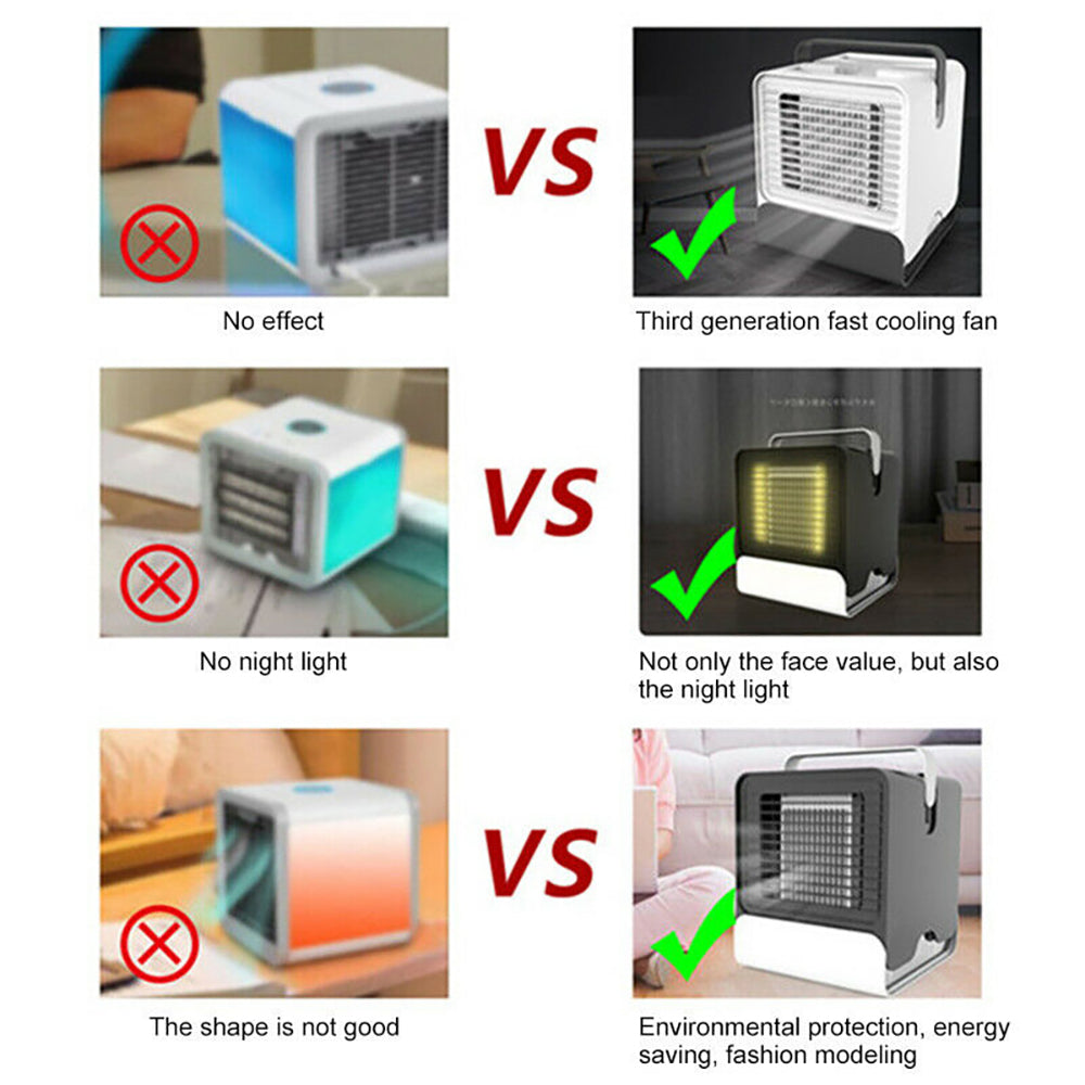 EverCart™ 4-in-1 USB Mini Negative Ion Air Cooler