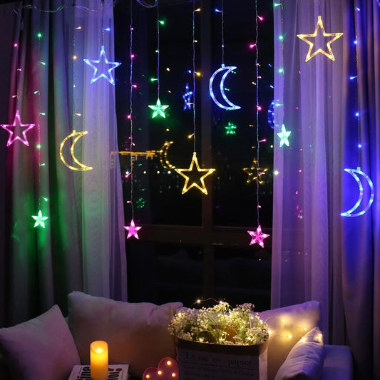 EverCart™ Moon & Star Festival String Lights