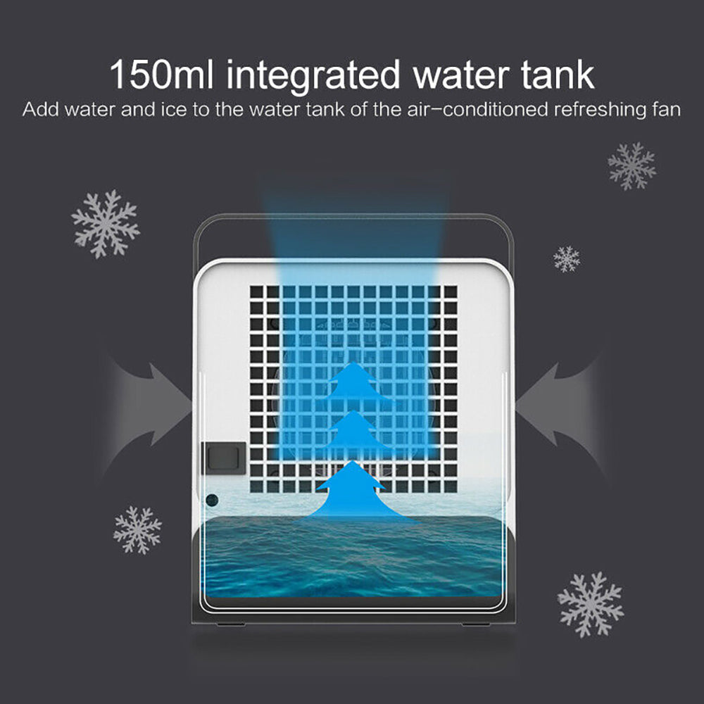 EverCart™ 4-in-1 USB Mini Negative Ion Air Cooler