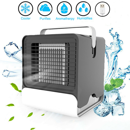 EverCart™ 4-in-1 USB Mini Negative Ion Air Cooler