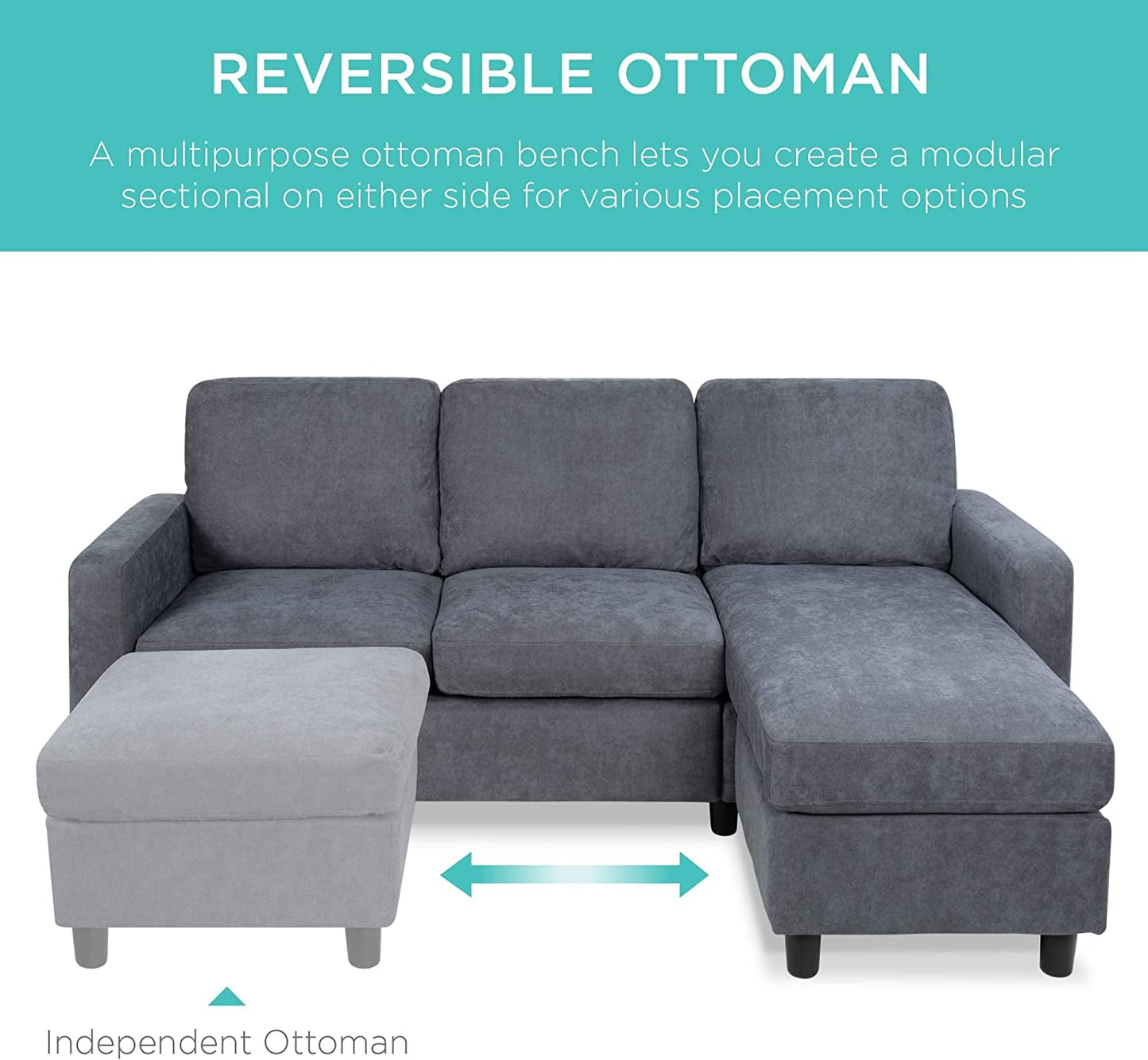 EverCart™ FlexLounge Sectional Sofa