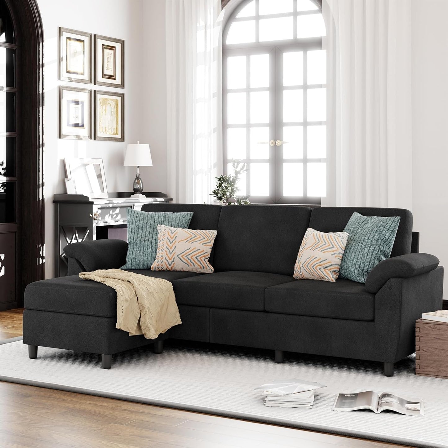 EverCart™ LinenLuxe Sectional Sofa