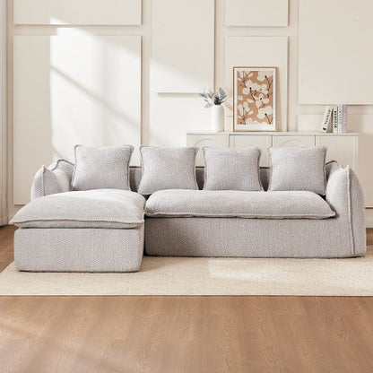EverCart™ LuxeLounge 3-Seater Sofa with Chaise