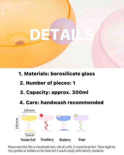 EverCart™ Jelly Bean Coupe Glass